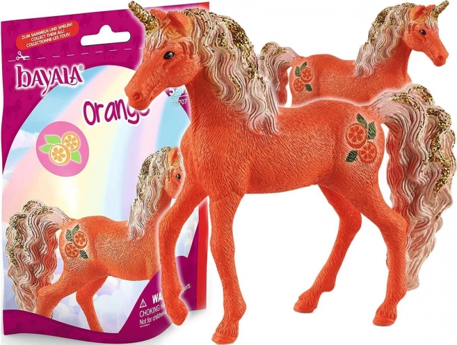 Schleich Bayala ovocné žriebä jednorožca — oranžové