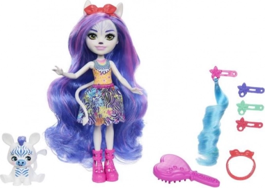 Enchantimals Deluxe Bábika Zemirah Zebrivá