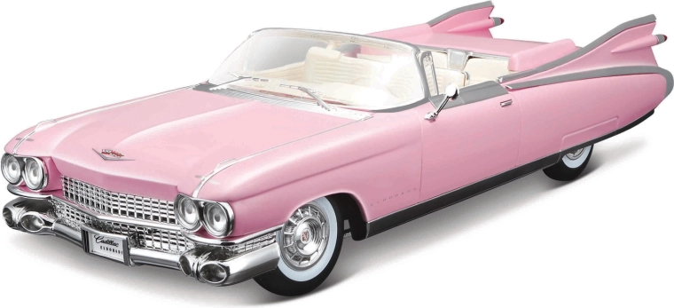 Maisto Cadillac Eldorado Biarritz 1959 ružový model auta 1:18