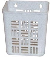 Závesný plastový košík malý 12 × 10 × 13 cm – mix farieb