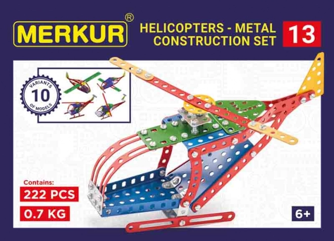Stavebnica Vrtuľník od MERKUR - 10 modelov