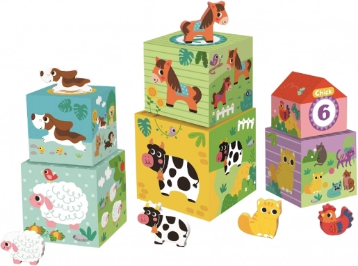 Kocky so zvieratkami Farma od 2Kids Toys