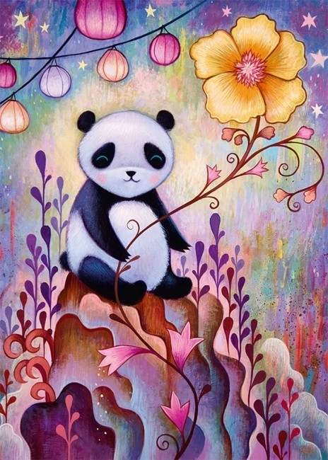 Heye puzzle Spiacá panda 1000 dielikov