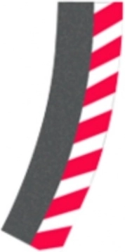 Vonkajšia krajnica pre klopenú zákrutu 2/30° R2 pre autodráhy CARRERA EVOLUTION, DIGITAL 132 a DIGITAL 124