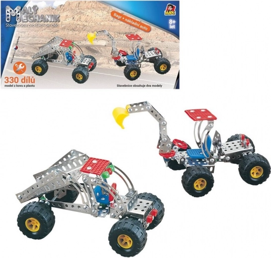 Malý mechanik 2 vozidlá stavebnica