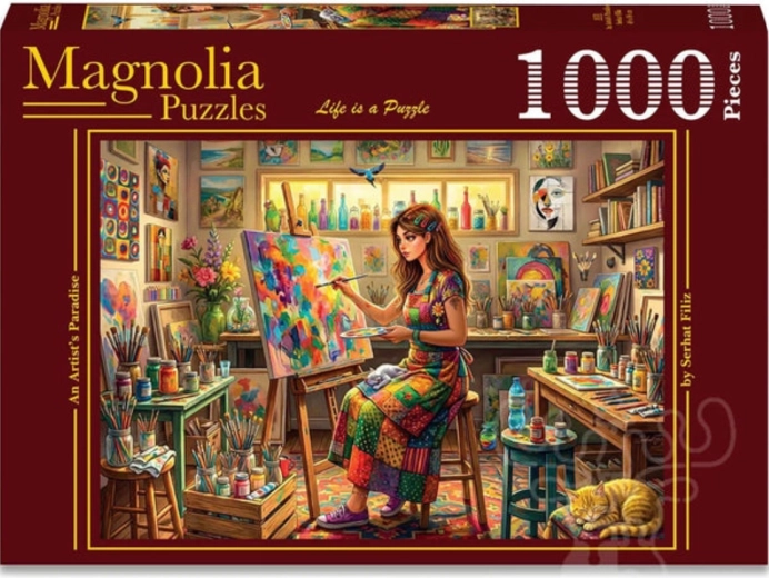 Puzzle Magnolia Umelecký raj 1000 dielikov