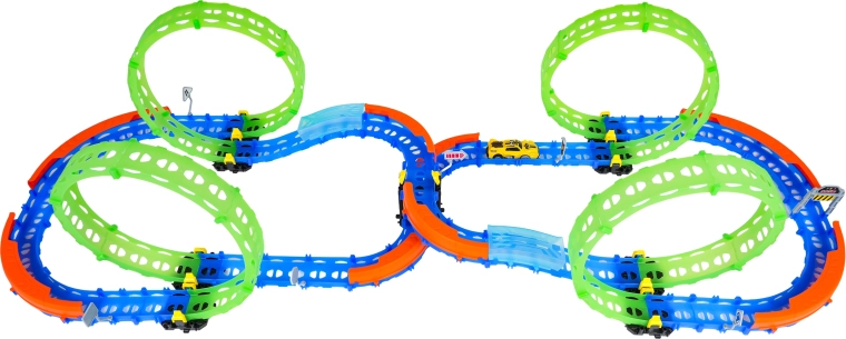 Štyri 360° slučky pre kaskadérske triky