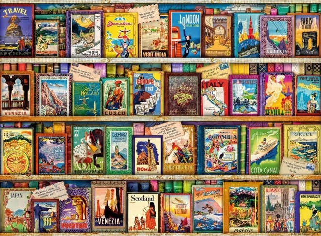 Puzzle Historické cestovné príručky 500 dielikov