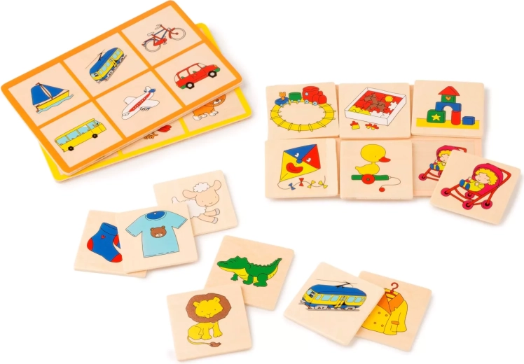 Toys for life bingo hra na slovnú zásobu