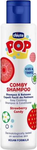 Chicco POP šampón a kondicionér 2 v 1 jahoda 250 ml