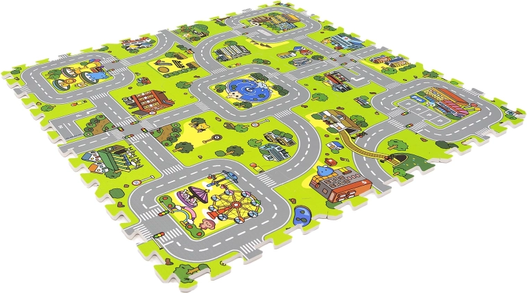 Mesto plné fantázie pre autíčka a figúrky