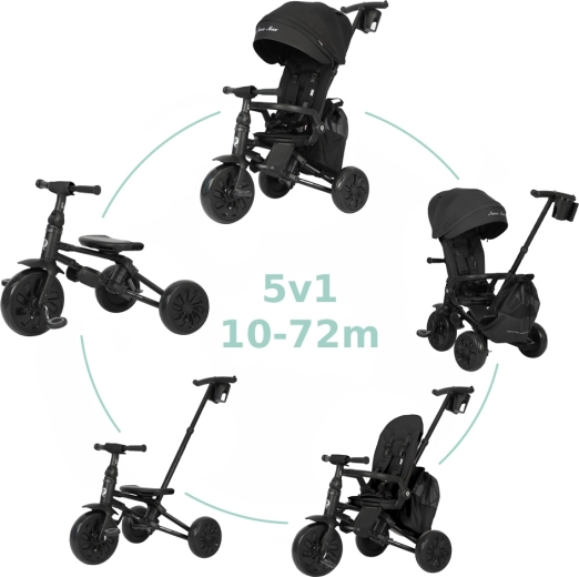 Qplay Nova Max 5v1 trojkolka Black