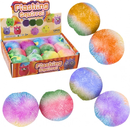 Farebná antistresová loptička na stláčanie 9 cm