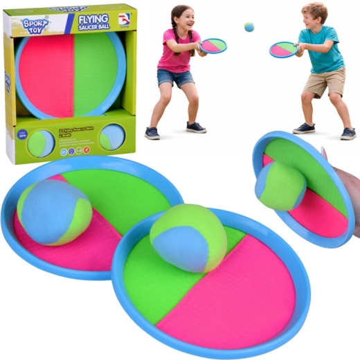 CatchBall terče na suchý zips s loptičkami - 4 ks