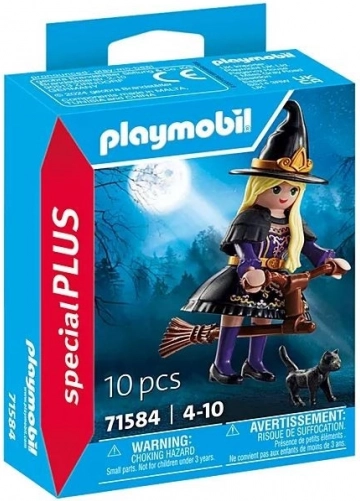 Playmobil Špeciál Plus čarodejnica s mačkou