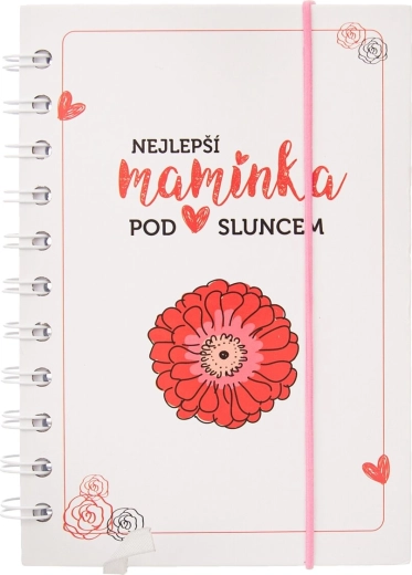 Zápisník so špirálovou väzbou najlepšia mamička