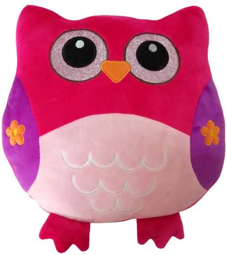 Vankúš v tvare sovy 35 cm