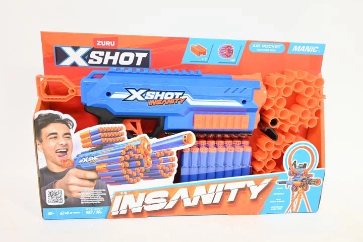 Blaster ZURU X-Shot Insanity Manic na penové šípky