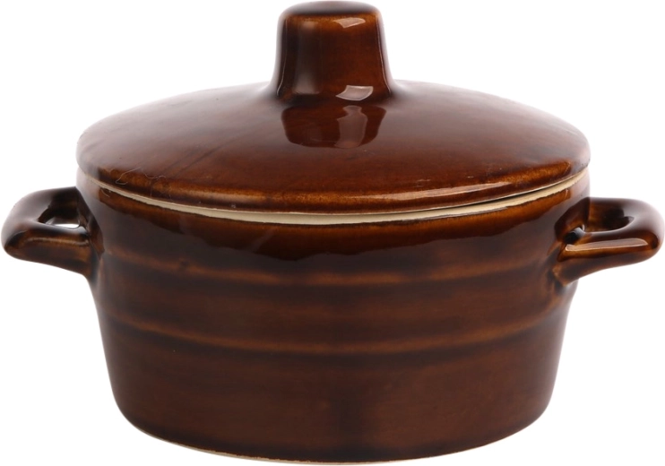 Kameninový hrniec na masť 0,3 l s pokrievkou