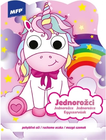 Omaľovánky Jednorožce s Pohyblivými Očami
