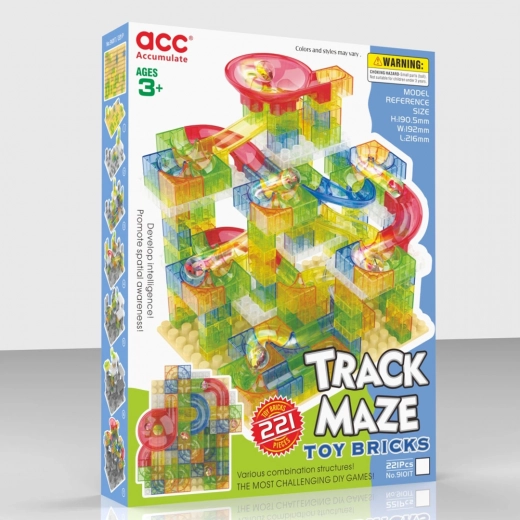 Mega guľôčková dráha 221 dielov