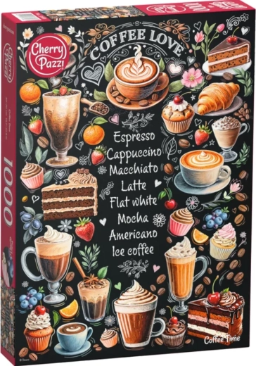Cherry Pazzi Puzzle Čas na kávu 1000 dielikov