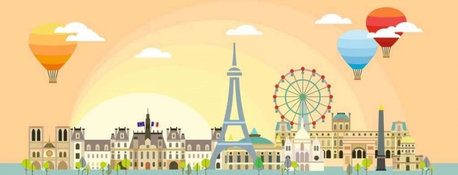 Panoramatické puzzle 1000 dielikov – PARIS od Ravensburger