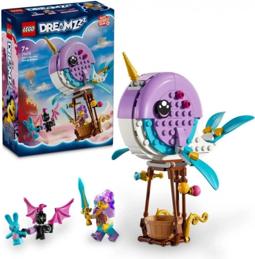 LEGO DREAMZzz 71472 Izzie a jej teplovzdušný balón v tvare narvala