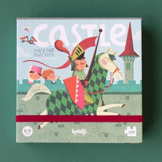 Londji puzzle stredoveký hrad (100 dielikov)
