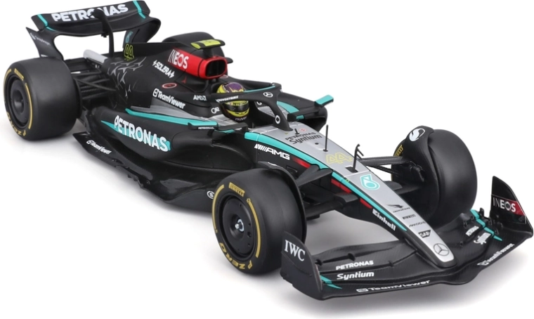 Autentický dizajn Mercedes-AMG Petronas W15 (2024)