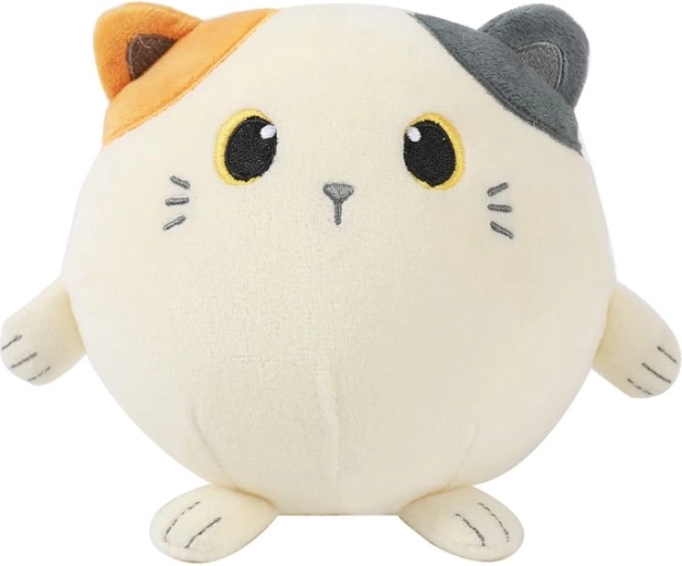 Plyšová squishy loptička – oranžová mačka