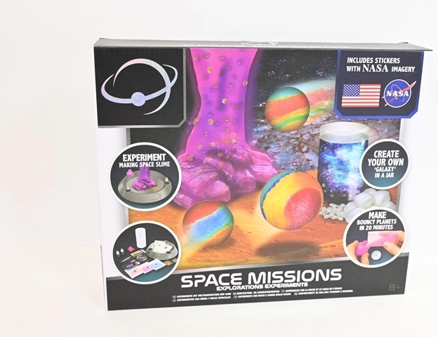 NASA vesmírna misia – sada experimentov