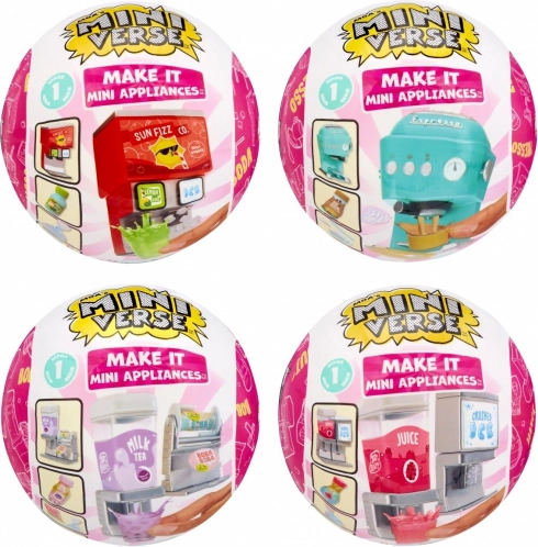 Miniverse Make It Mini Appliances – mini spotrebiče na prípravu nápojov