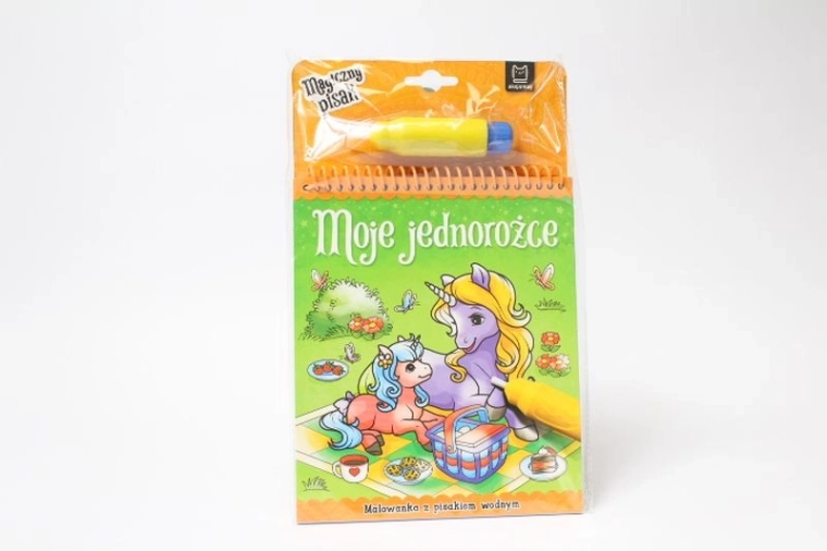 Moje jednorožce – vodné maľovanky s vodným fixom