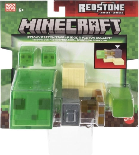 Redstone akcia s lepkavým piestom