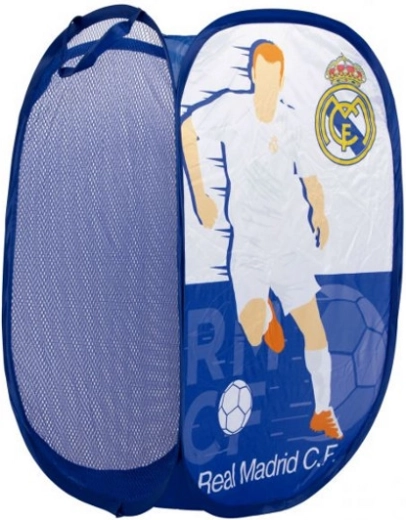 Textilný úložný kôš na hračky Real Madrid