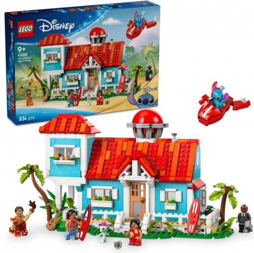 lego disney plážový domček lilo a stitch