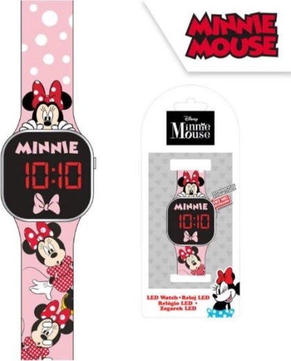 LED digitálne hodinky Minnie