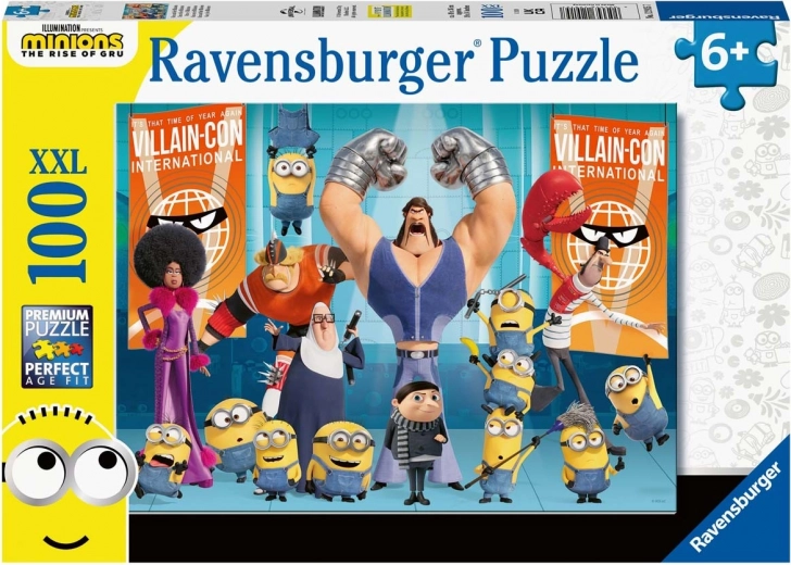 Ravensburger puzzle Mimoni 2: Gruvovo povstanie 100 dielikov