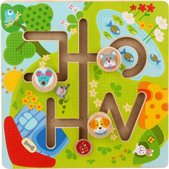 Lucy & Leo Slnečné údolie – drevený motorický labyrint