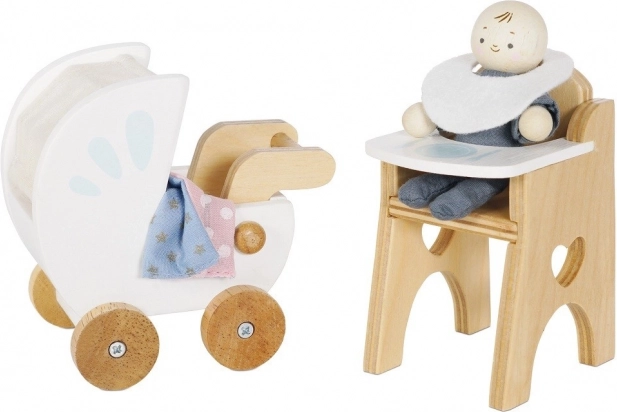 Le Toy Van set bábätko s príslušenstvom