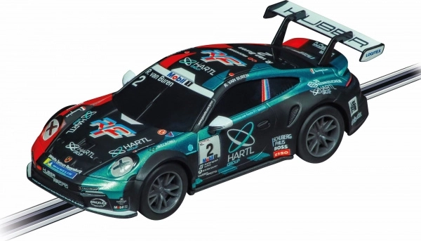 Auto pre autodráhu PORSCHE 911 GT3 CUP (992) Huber Racing č. 2, mierka 1:43