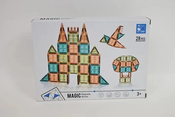 Magnetická stavebnica 28 dielikov