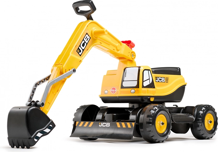 Obratný detský žltý bager FALK JCB