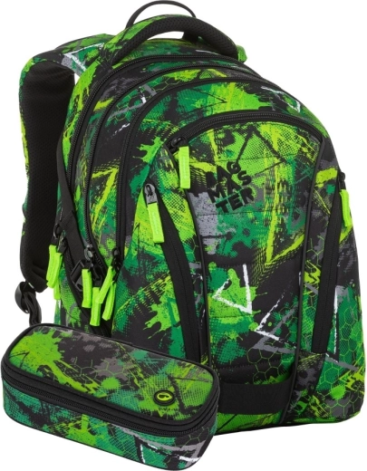 Bagmaster BAG 23 študentský set zeleno-čierny