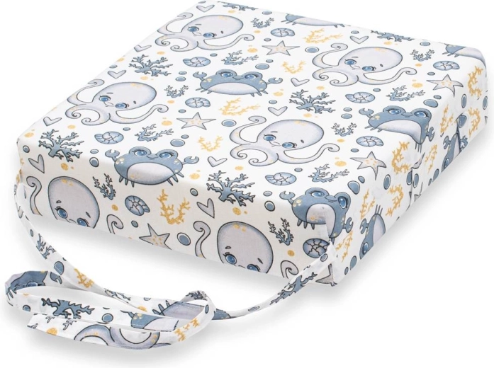 Detský podsedák na stoličku New Baby Basic chobotnica modrá