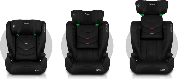 12 úrovní opierky hlavy – rastie s dieťaťom