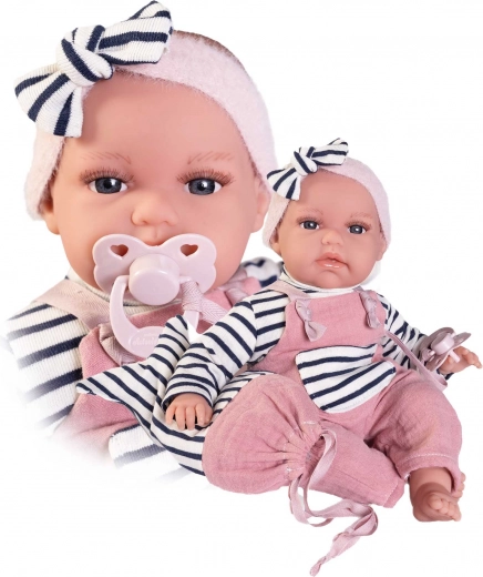 Realistická bábika bábätko Antonio Juan Toneta so zvukmi a mäkkým látkovým telom - 34 cm