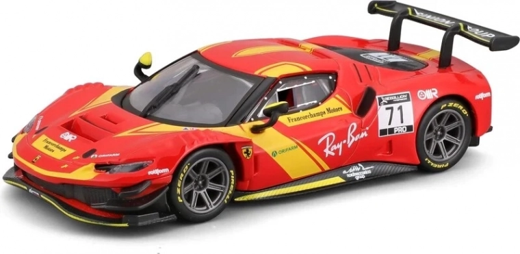 Kovový model auta Ferrari Racing 296 GT3 2023
