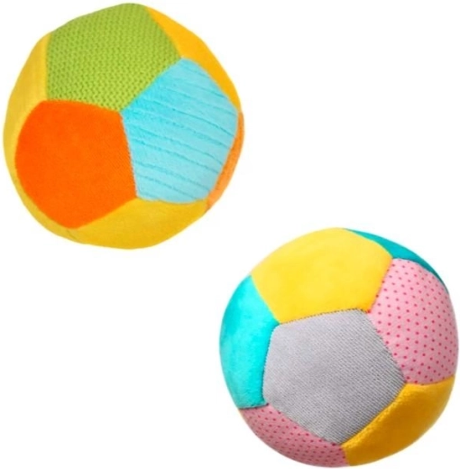 BabyOno plyšová loptička pre bábätká 12 cm